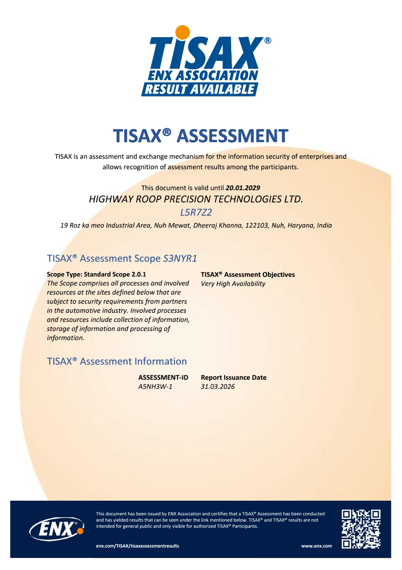 Sohna plant certificate