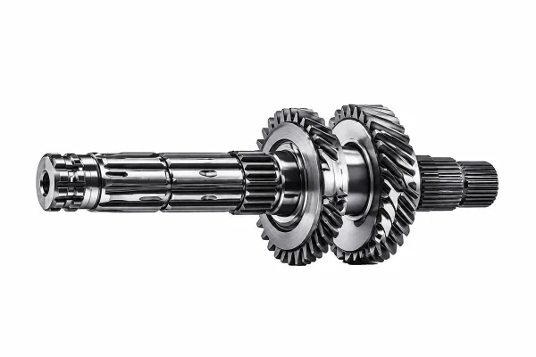 Transmission mainshaft with gears