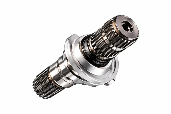 Splined input shaft