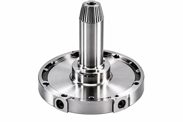 Flanged output shaft