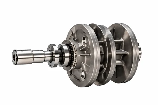 Fan drive pulley assembly