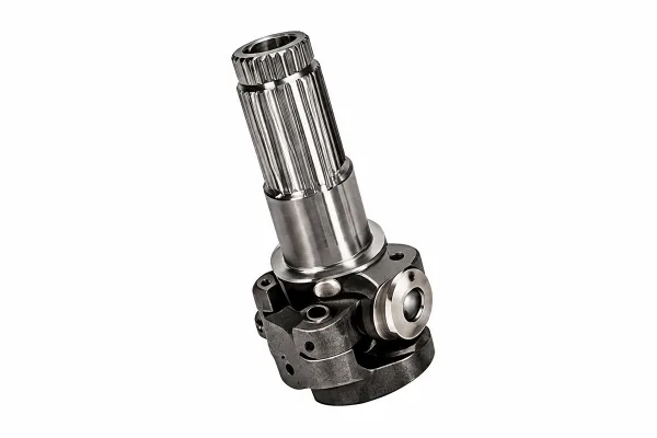 Splined shaft with universal joint