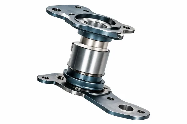 Steering column flange assembly